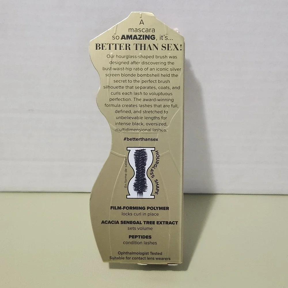 Too‎ Faced Better Than Sex Volumizing Mascara Black .27 oz Full Size NIB